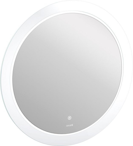 Зеркало Cersanit LED 012 design 72 см, с подсветкой, круглое фото 4