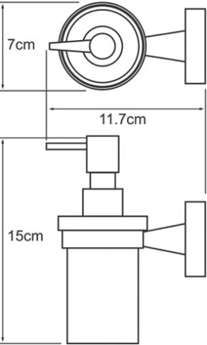Дозатор Wasserkraft Isen K-4099 фото 3