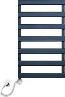 Полотенцесушитель электрический Luxrad Scala New 064362 84х50 L, черный, терморегулятор selmo smart