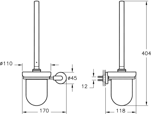 Ершик VitrA Minimax S A44790 фото 2