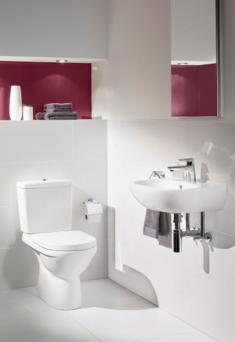 Унитаз-компакт Villeroy & Boch O'Novo 56611001 альпийский белый фото 10