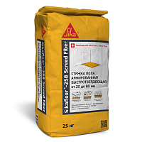 SIKA SIKAFLOOR 258 SCREED FIBER стяжка для пола быстротвердеющая армированная, от 20 до 80 мм (25кг)