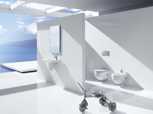 Унитаз подвесной Roca Meridian 346248000 укороченный фото 5