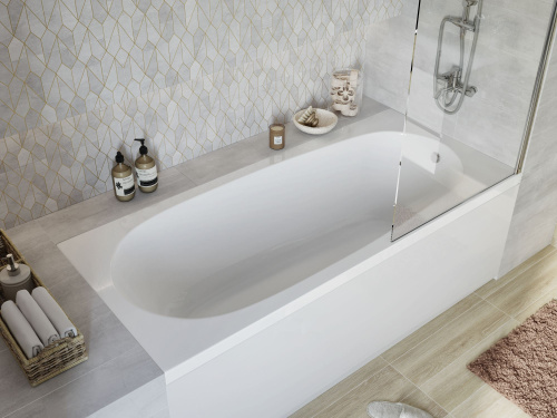Акриловая ванна Aquanet Lotto 170x75 с каркасом + коврик фото 3