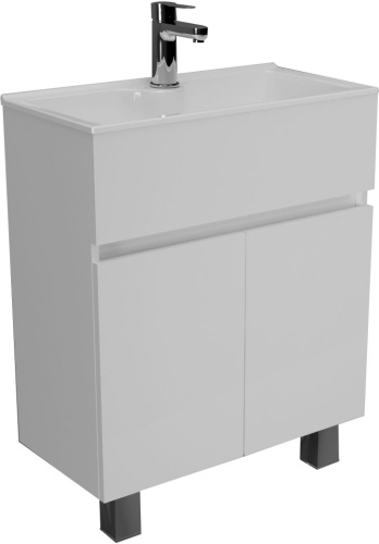 Мебель для ванной 1MarKa Mira 60H белый глянец фото 4 Мебель для ванной 1MarKa Mira 60H белый глянец фото 4