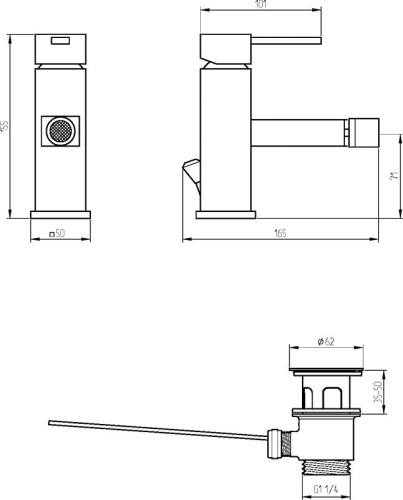 2 610 руб. Смеситель Veragio Squadrina VR.SQR-4520.CR для биде фото 2 Смеситель Veragio Squadrina VR.SQR-4520.CR для биде фото 2