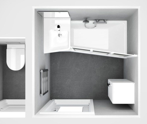 Раковина Ravak BeHappy II 50х66 L фото 2