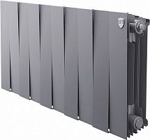 Радиатор биметаллический Royal Thermo Piano Forte 300 silver satin, 10 секций