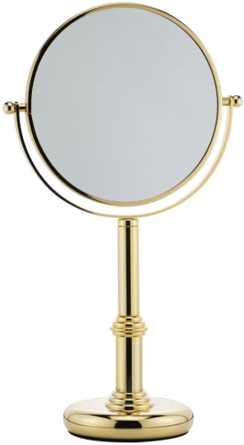Косметическое зеркало Migliore 21982 настольное, золото фото 2