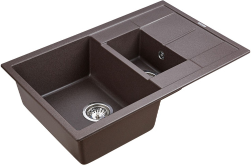 Мойка кухонная Paulmark Feste PM237850-CO кофе фото 2