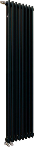 Радиатор стальной Zehnder Charleston Completto C2180/08 2-трубчатый, подключение V001, черный фото 2