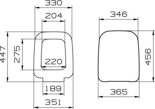 Комплект Чаша для унитаза подвесного VitrA Shift 7742B003-0075 + Крышка-сиденье VitrA Shift 91-003-009 с микролифтом, петли хром + Система инсталляци фото 9