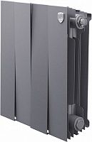 Радиатор биметаллический Royal Thermo Piano Forte 300 silver satin, 4 секции