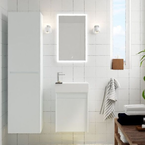 Мебель для ванной Art&Max Family R, 40, подвесная, Bianco Lucido фото 4