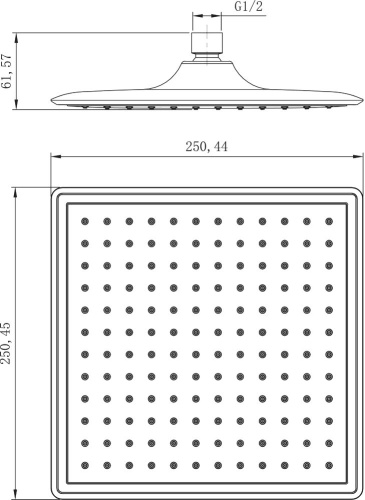 Душевой комплект Lemark LM4528C + LM8073C + LM8036C +LM8030C + LM8085C фото 10