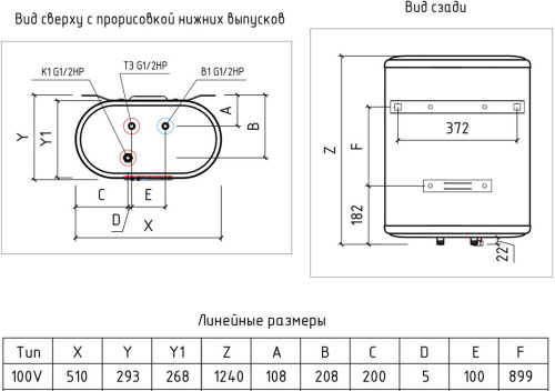 Водонагреватель Thermex Flat Plus Pro IF 100 V (pro) фото 7