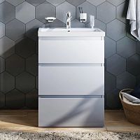 Тумба с раковиной AM.PM Gem S 60 напольная + Сертификат AM.PM на 30 дней подписки на медиасервис