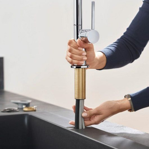 Смеситель Hansgrohe Talis M54 72843000 для кухонной мойки, хром фото 3