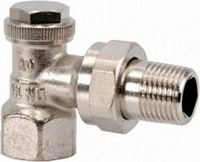 Вентиль Oventrop Combi 2 DN 15 1/2" угловой, запорный, нижний