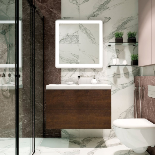 Мебель для ванной Art&Max Verona-Push 90 дуб баррик фото 4