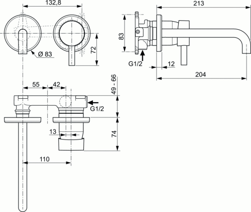 Смеситель Ideal Standard Ceraline A6938AA для раковины фото 2