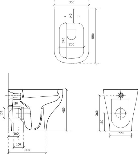 32 700 руб. Унитаз приставной Galassia Plus Design 6113 фото 4 Унитаз приставной Galassia Plus Design 6113 фото 4