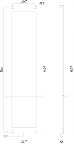 53 460 руб. Полотенцесушитель электрический Allen Brau Infinity 160x44 см фото 5 Полотенцесушитель электрический Allen Brau Infinity 160x44 см фото 5