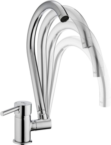 Смеситель GPD Espina MPN70 для кухонной мойки фото 5