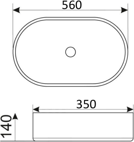 Раковина Mira MR-5635 фото 4