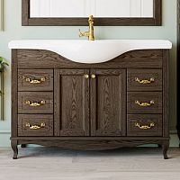 Мебель для ванной ValenHouse Эллина 120 кальяри, фурнитура золото