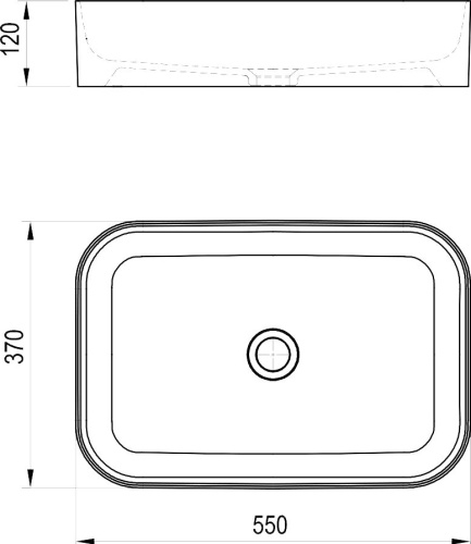 Раковина Ravak Ceramic 550 R Slim фото 7