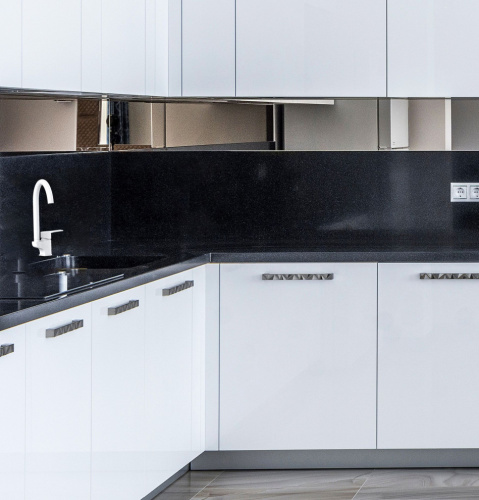 Смеситель GPD Atros MTE65-BG для кухонной мойки, белый фото 2