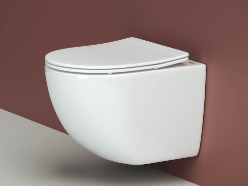 Унитаз подвесной Ceramica Nova Forma CN3009 безободковый фото 9