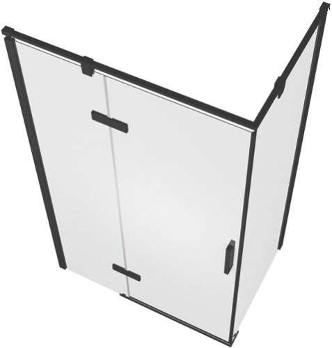 Душевой уголок Bravat Blackline 120х80х195, L фото 4