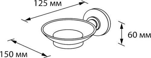 Мыльница Wess Magnifique W04-12 фото 5