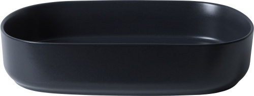 Раковина Allen Brau Fantasy Oval 55x36, черная матовая фото 2