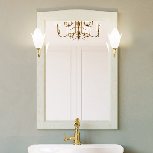 Мебель для ванной ValenHouse Эллина 65 слоновая кость, фурнитура золото фото 4
