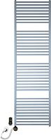 Полотенцесушитель электрический Luxrad Kwadro 066424 172х50 L, серый, терморегулятор selmo smart programm с пультом