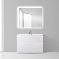 Тумба с раковиной BelBagno Marino 90 bianco lucido, напольная