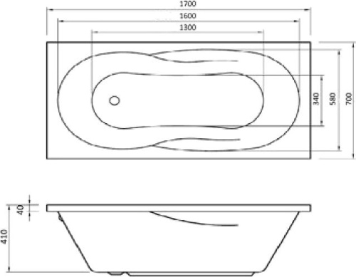 Акриловая ванна AM.PM Tender 170x70 с каркасом + Сертификат AM.PM на 30 дней подписки на медиасервис фото 8