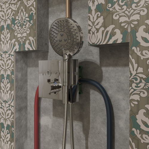 Душевой комплект Hansgrohe ShowerSelect 15765000 + 01800180 + 27376000 + 26014000 + 28248000 фото 11