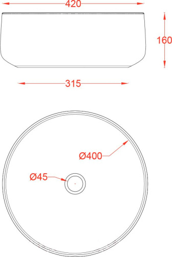 Раковина ArtCeram Cognac COL001 01 00 белый фото 4