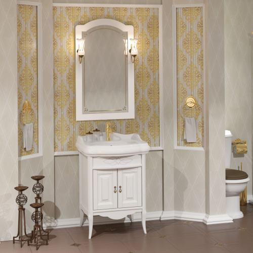 Мебель для ванной Opadiris Лоренцо 60 белая матовая фото 11