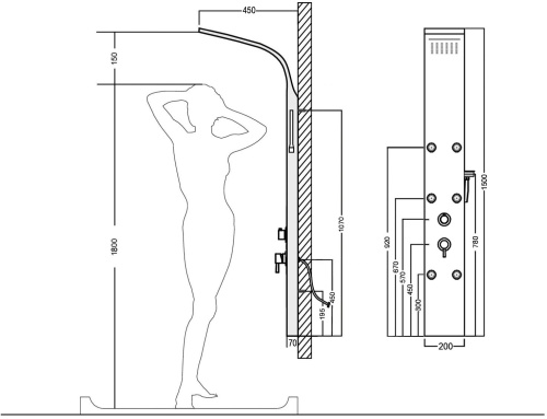 26 790 руб. Душевая панель Aquanet Vektra 267402 черная фото 6 Душевая панель Aquanet Vektra 267402 черная фото 6