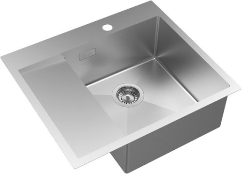 Мойка кухонная IDDIS Haze HAZ59SRi77 R, сатин фото 3