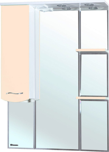 Зеркало Bellezza Мари 75 L белое, бежевое