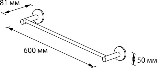 Полотенцедержатель Wess Force Wb21-02 фото 4