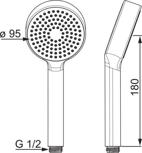 Душевая лейка Oras Apollo 254020 фото 3