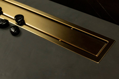 Душевой лоток Pestan Confluo Premium Gold Line 650 с решеткой фото 6