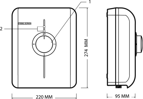 Водонагреватель Stiebel Eltron DDH 6 фото 2